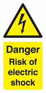 danger electric shock danger electric shock